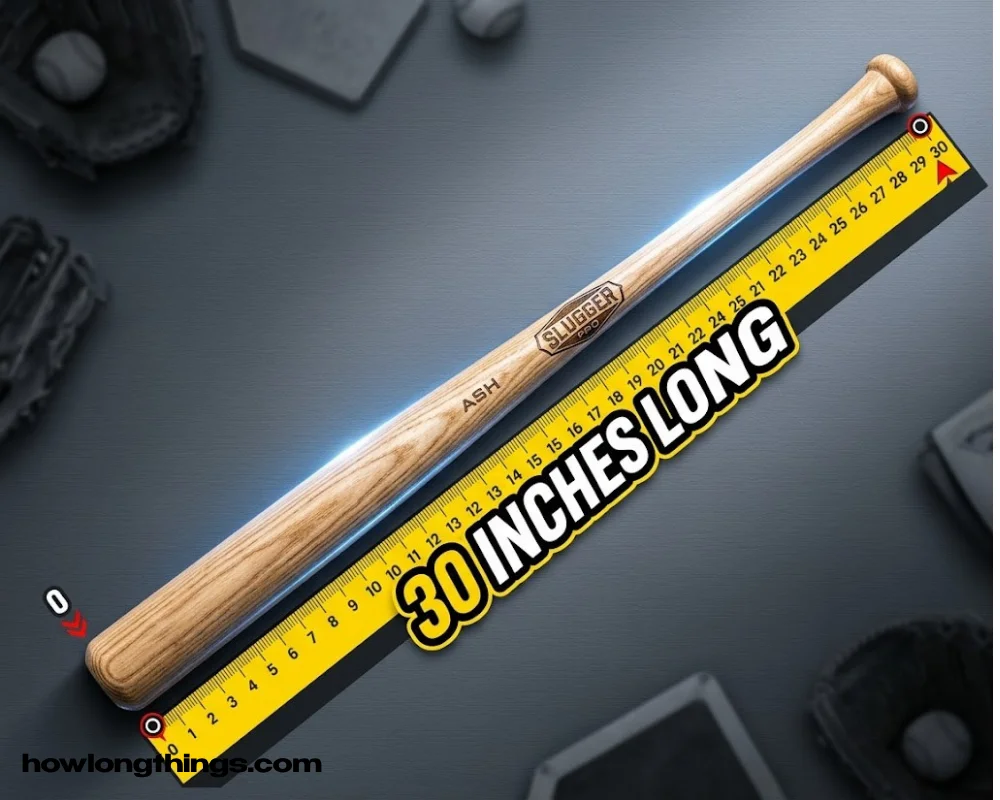 Baseball bat length 30 inches long