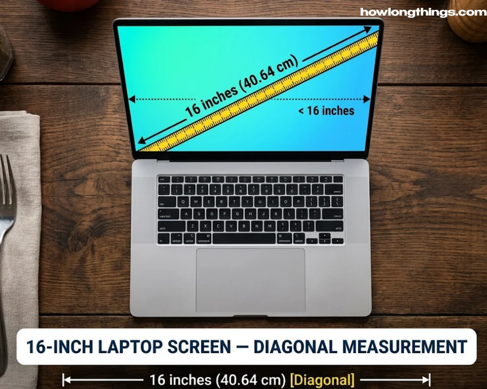 16-Inches long Laptop Screen 