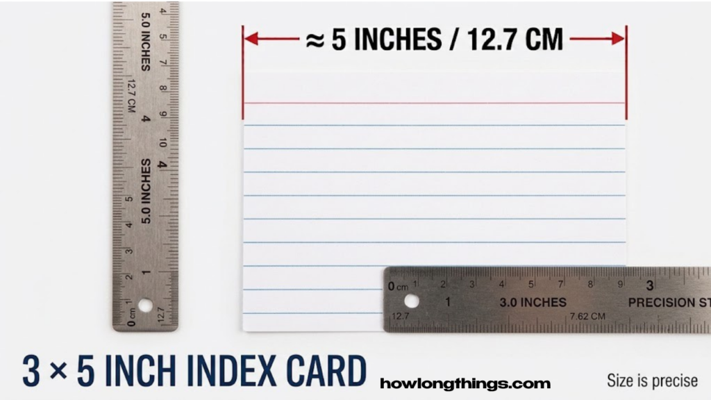 Standard index card