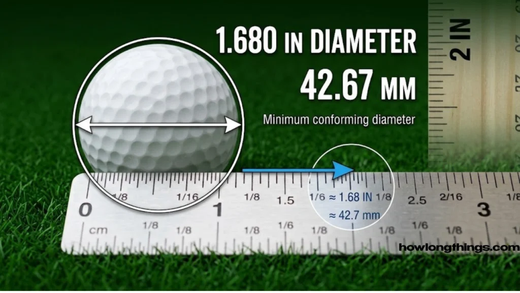 A Golf Ball's Diameter