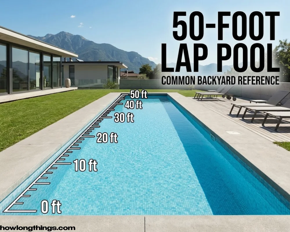 50-Foot long Lap Pool