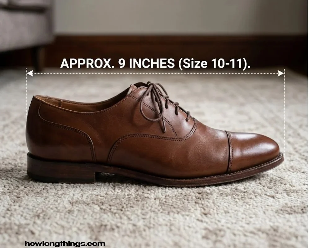 9 inches man shoes