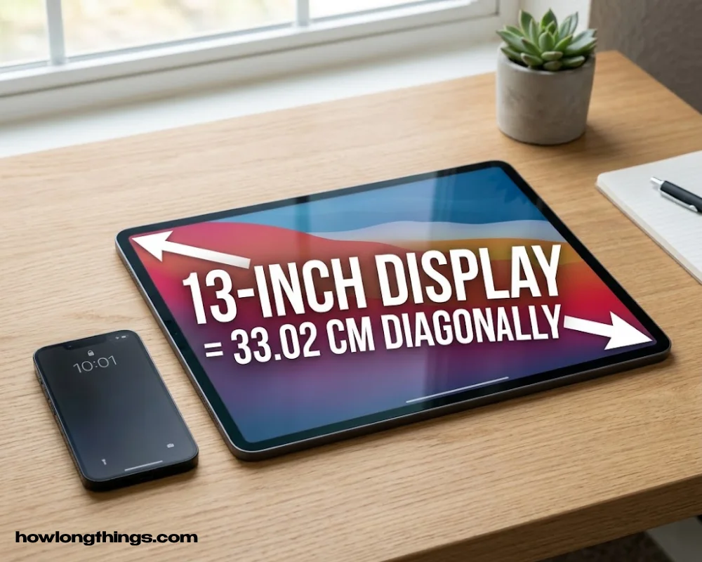 A 13-Inches long Tablet