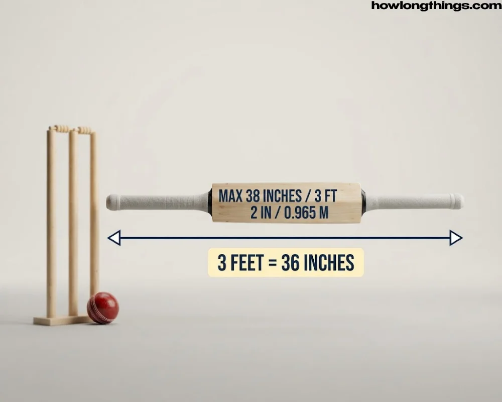 A Cricket Bat of 3 feet long