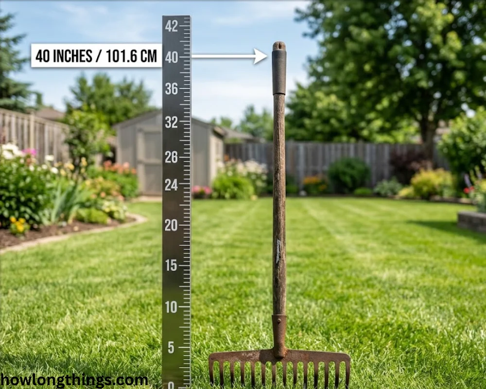 A Garden Rake of 40 inches long