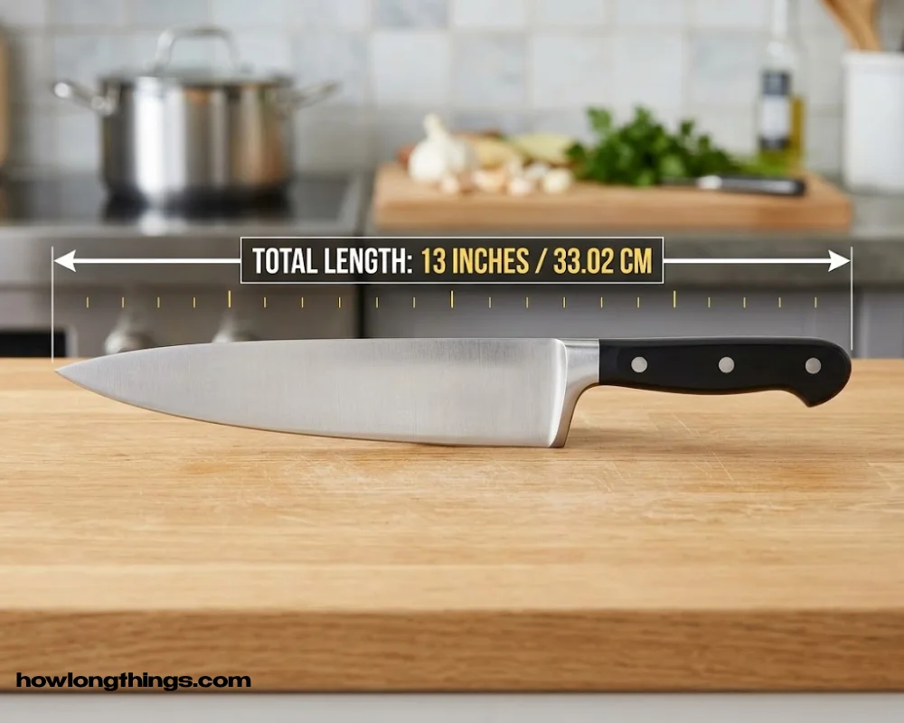 A Large Kitchen Knife of 13 inches long