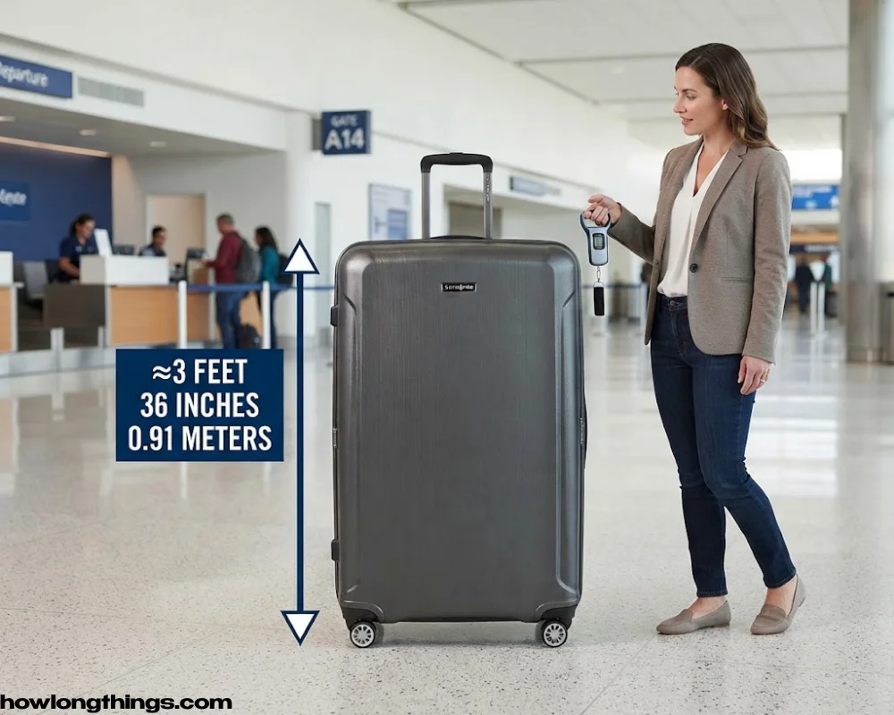 A 3 feet Large Suitcase