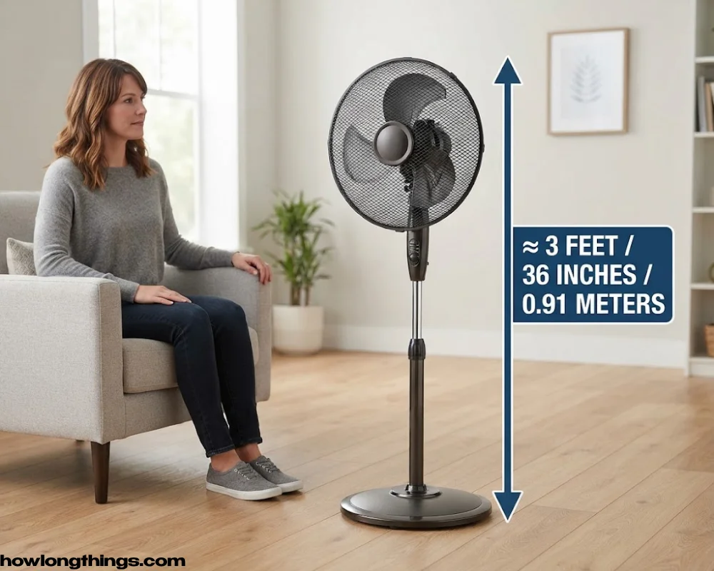 3 feet long Standing Fan