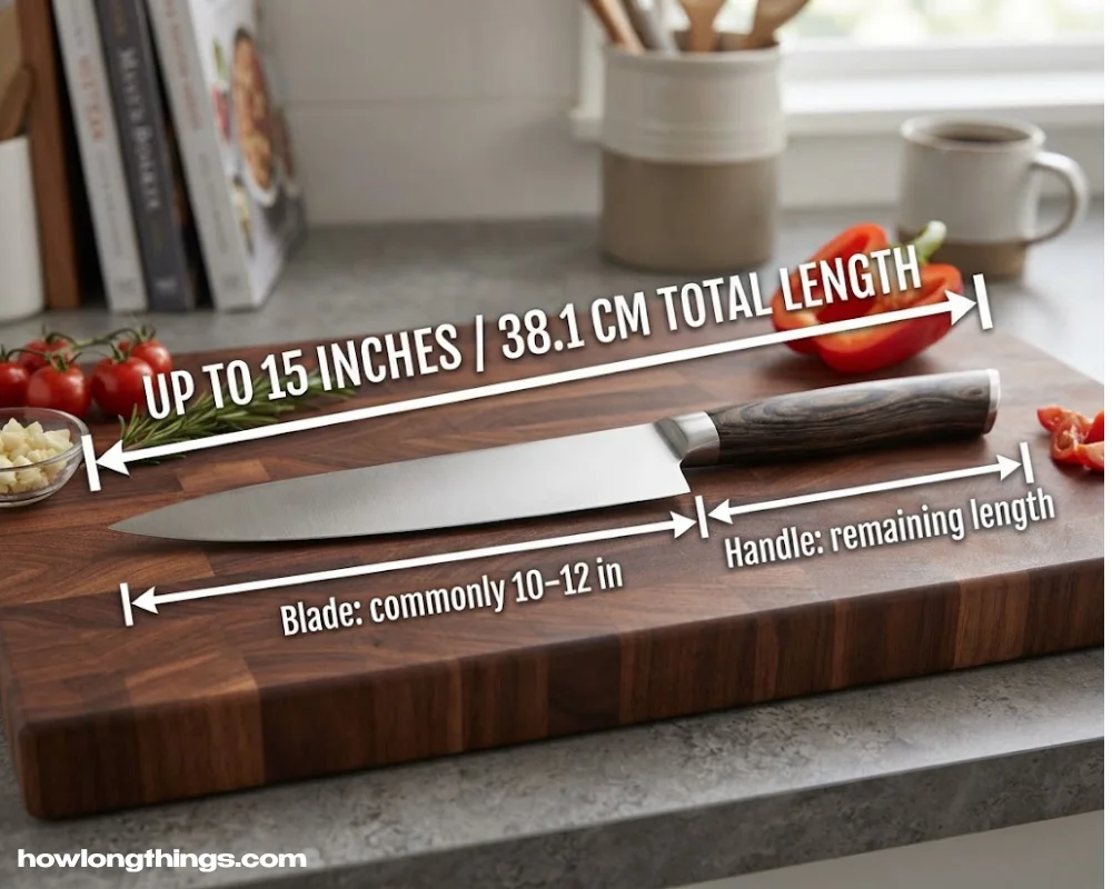 A full-size chef's knife