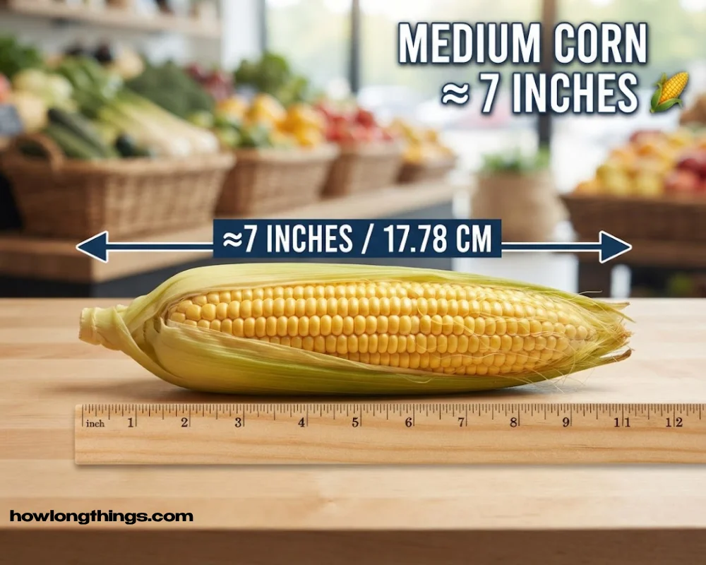 A medium ear of corn.