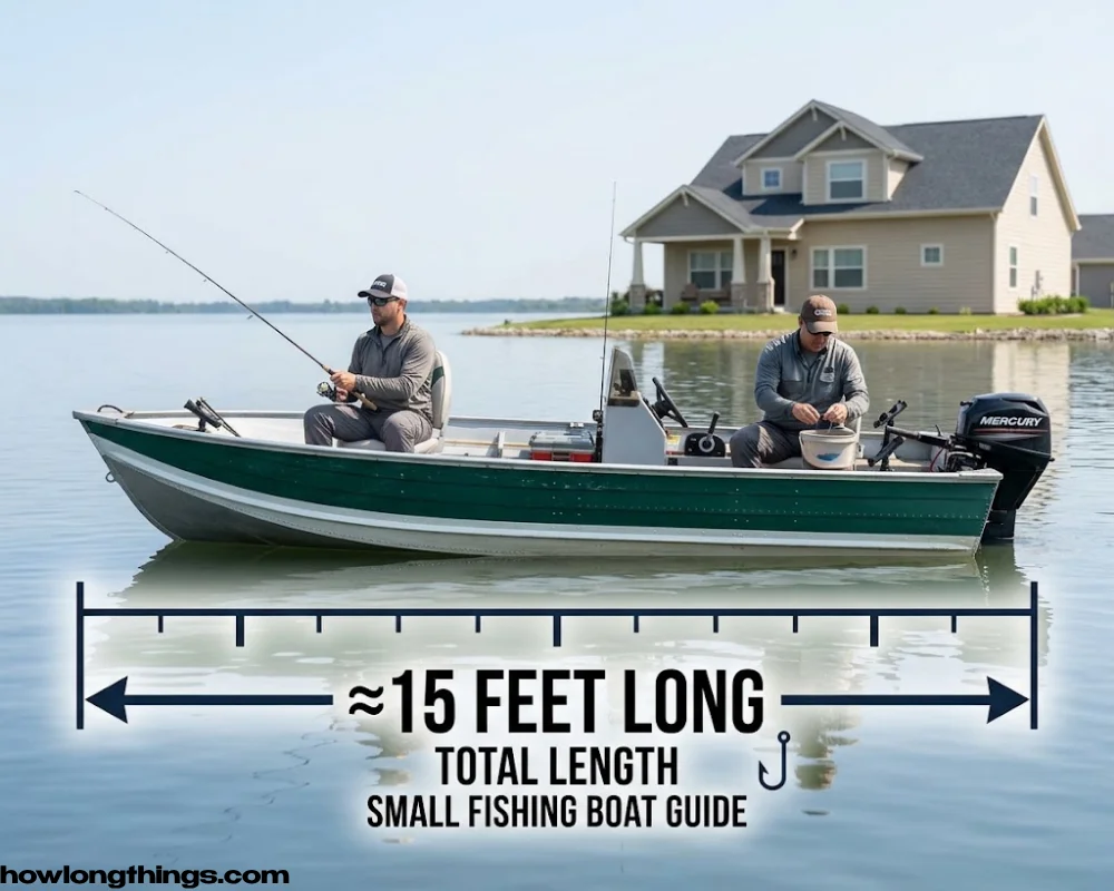 A small fishing boat. of 15 feet long