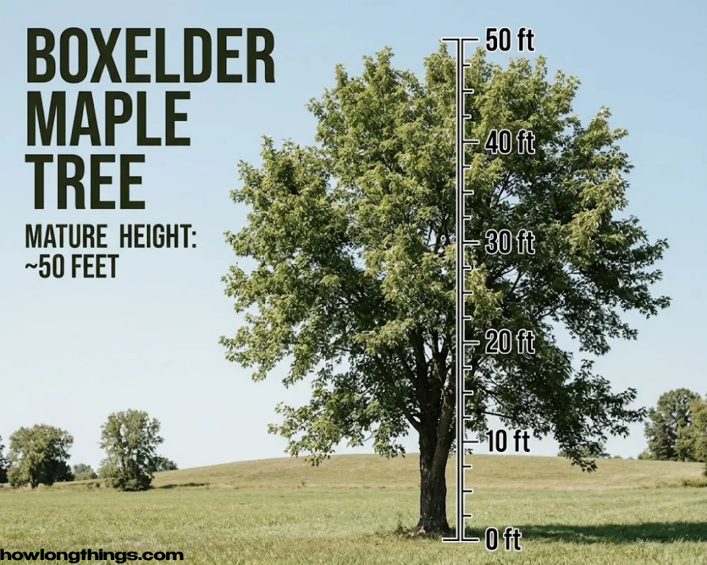 Boxelder Maple Tree can be 50 feet long