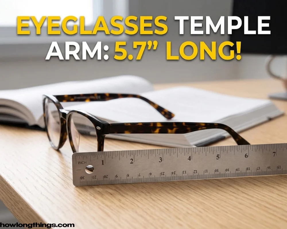 5.7 inches long Eyeglasses temple arms