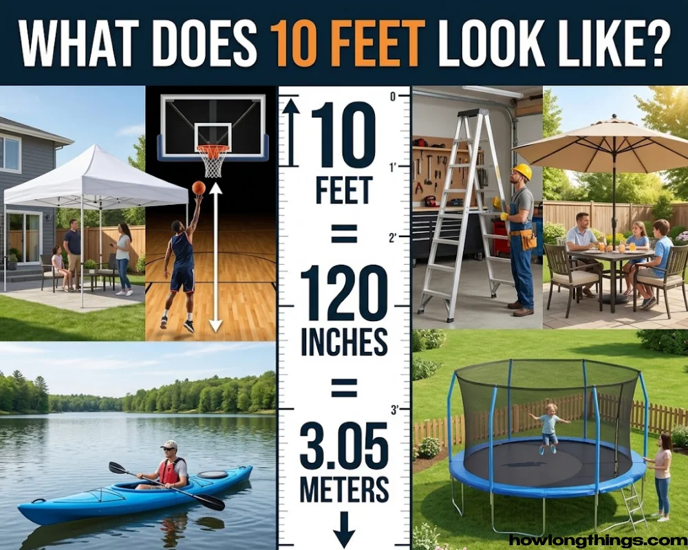 How Long Is 10 Feet? 15 Amazing Real-Life Examples to Visualize It