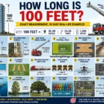 How Long Is 100 Feet? Exact Measurement, 18 easy Real-Life Examples