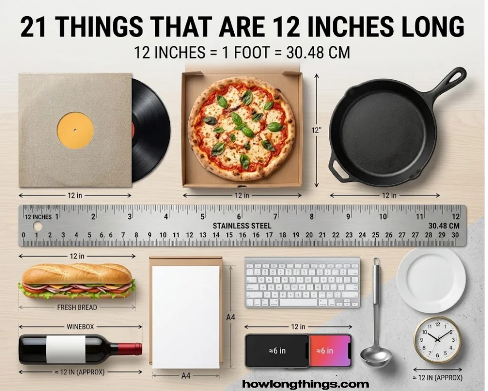 How Long Is 12 Inches? 21 Real-Life Examples & easy Measurements