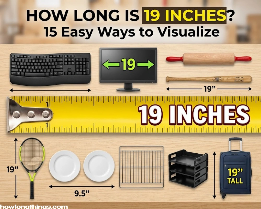 How Long Is 19 Inches? 15 Easy Ways to Visualize 19 Inches