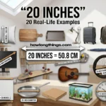 How Long Is 20 Inches? 20 Amazing Real-Life Examples
