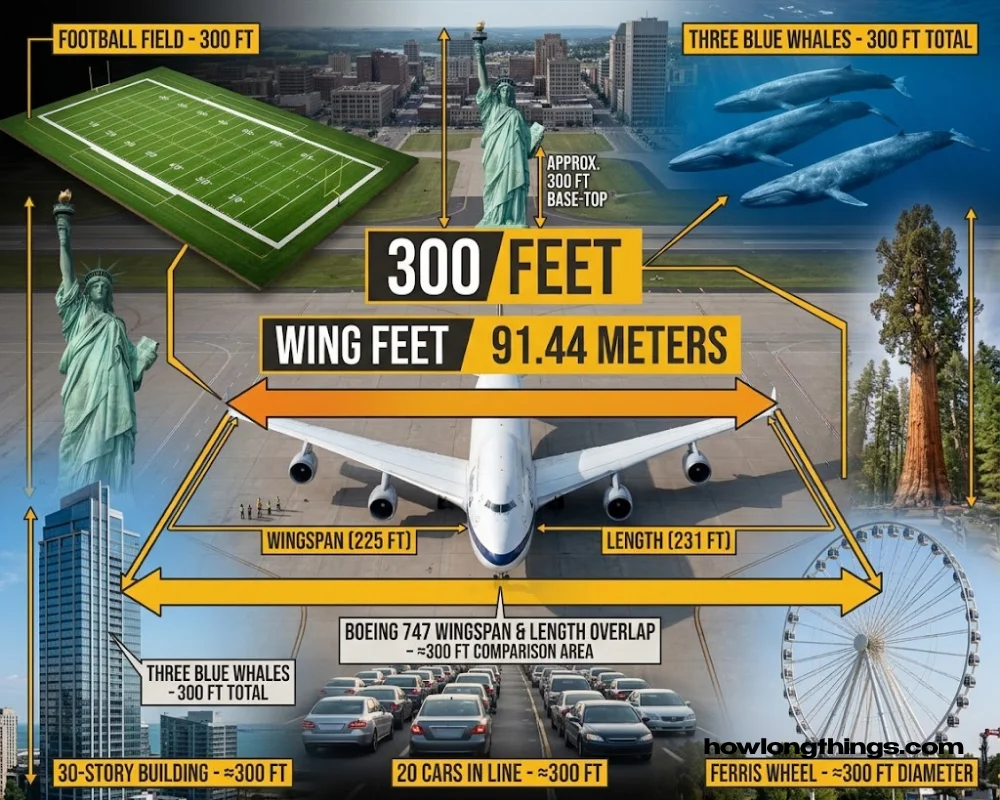 How Long Is 300 Feet? 15 Amazing Real-Life Examples to Visualize It