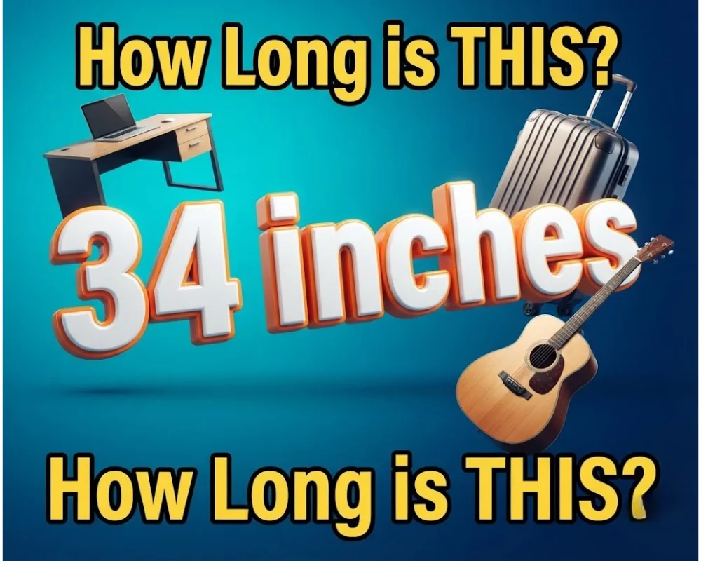 How Long Is 34 Inches? 13 Easy Ways to Visualize 34 Inches