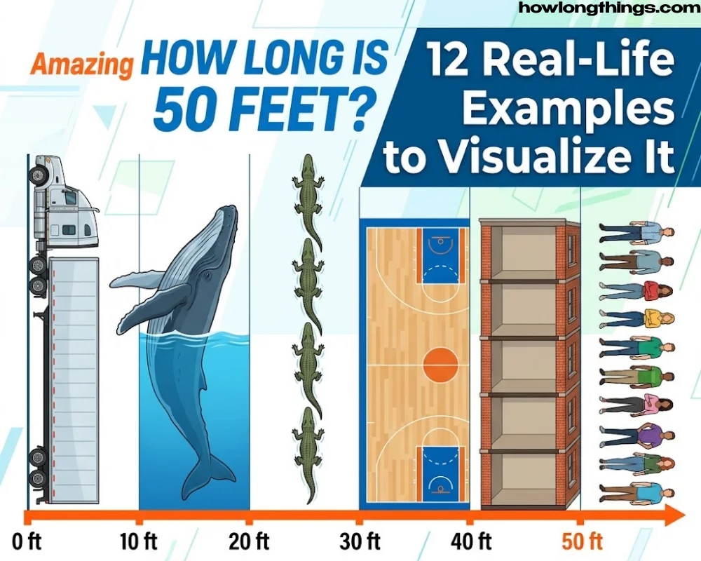 How Long Is 50 Feet? 12 Amazing Real-Life Examples to Visualize It