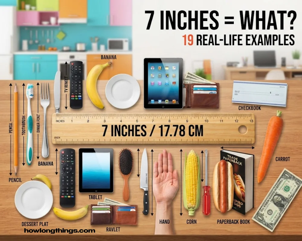 How Long Is 7 Inches? 19 Amazing Real-Life Examples