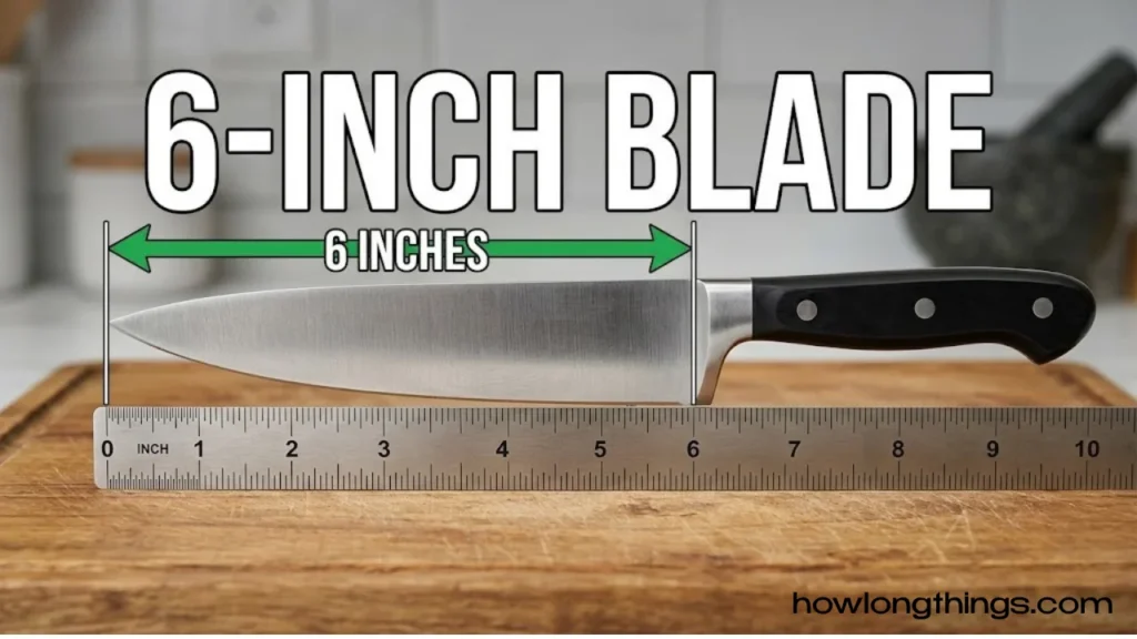 A Kitchen Knife Blade 6 INCHES