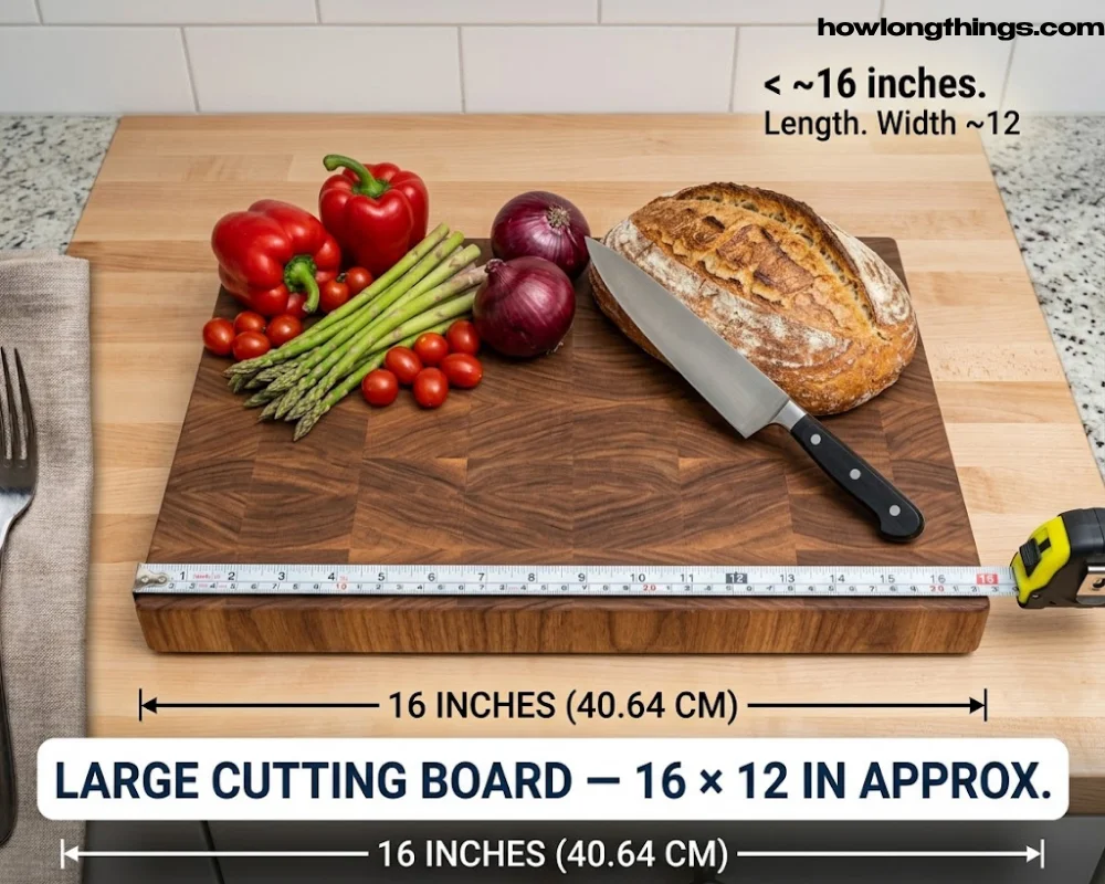 16 inches long Large Cutting Board