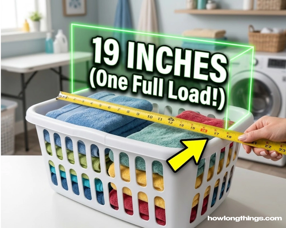 19 inches long Laundry basket