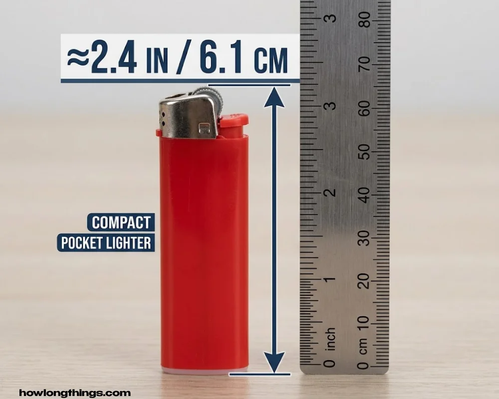 2.4 inches long Disposable Lighter