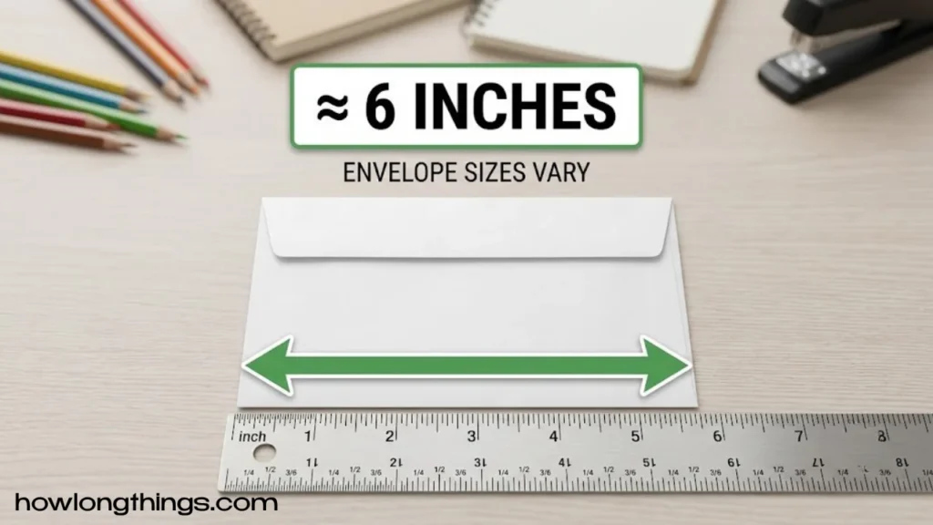 A Long Envelope 6 inches long