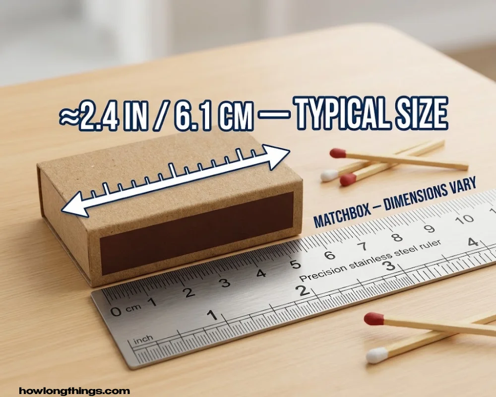 2.4 inches long Matchbox