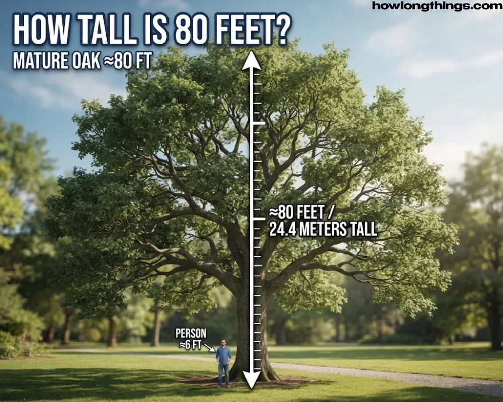 Mature Oak or Redwood Tree 80 feet long refrence