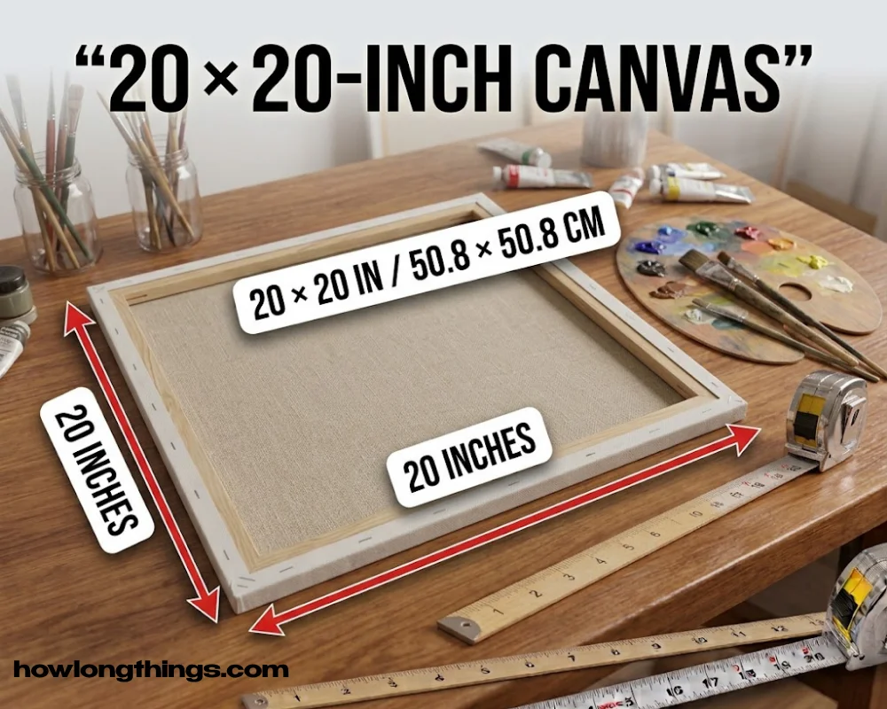 20 inches long Painting canvas 