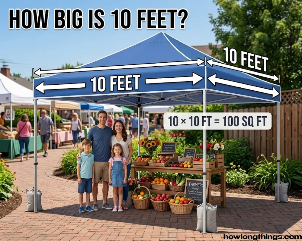 Pop-up canopy tent of 10 feet 