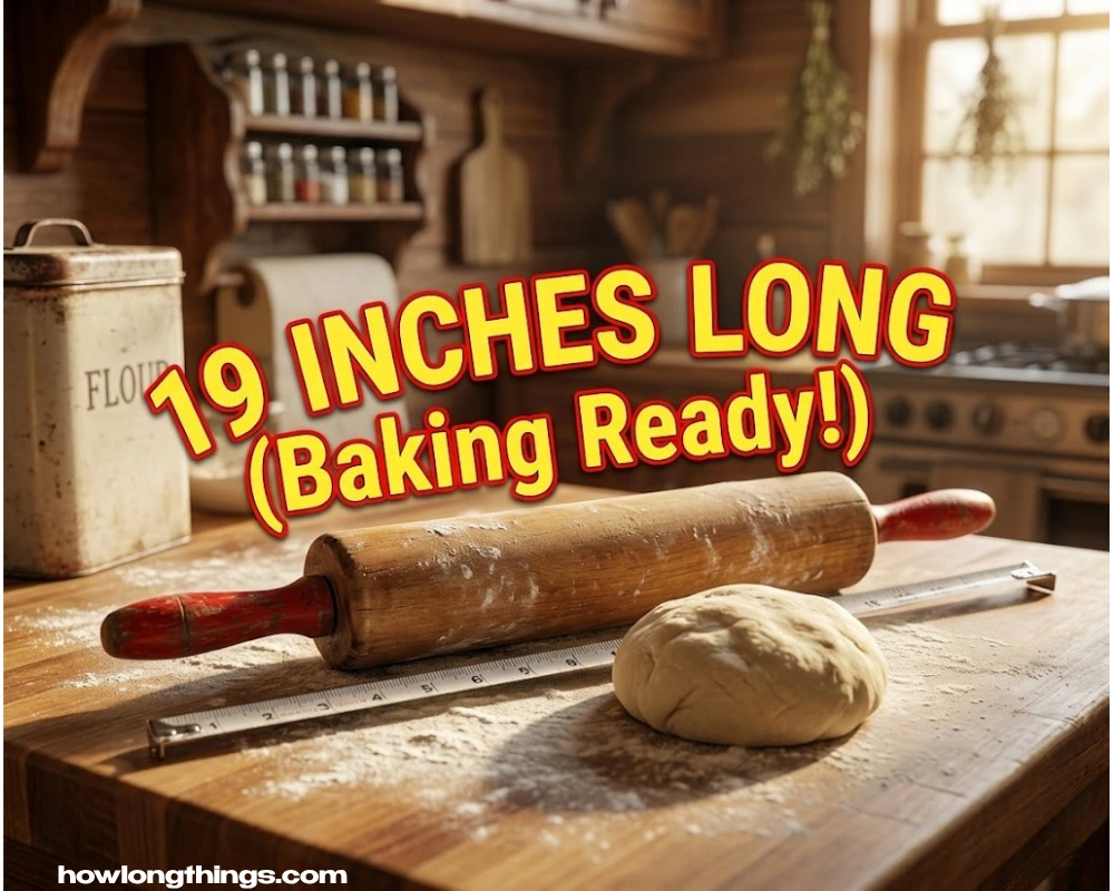19 inches Rolling pin