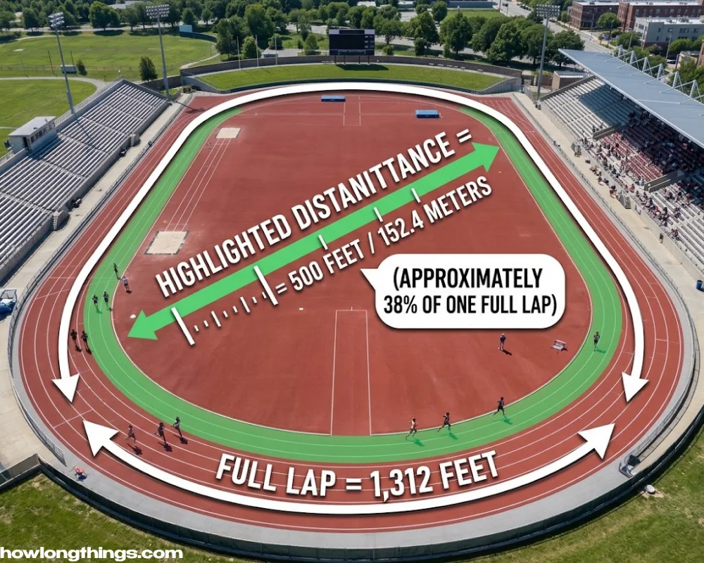 Running Track Sections of 500 feet