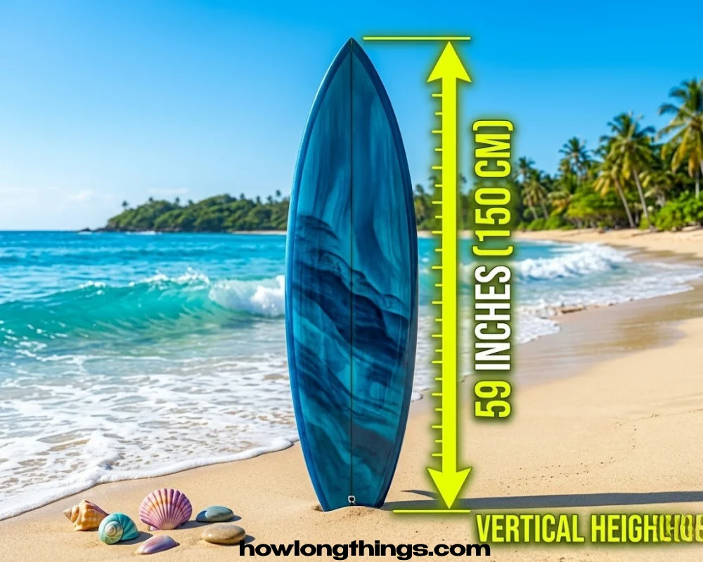 59 inches long Surfboard (shortboard)