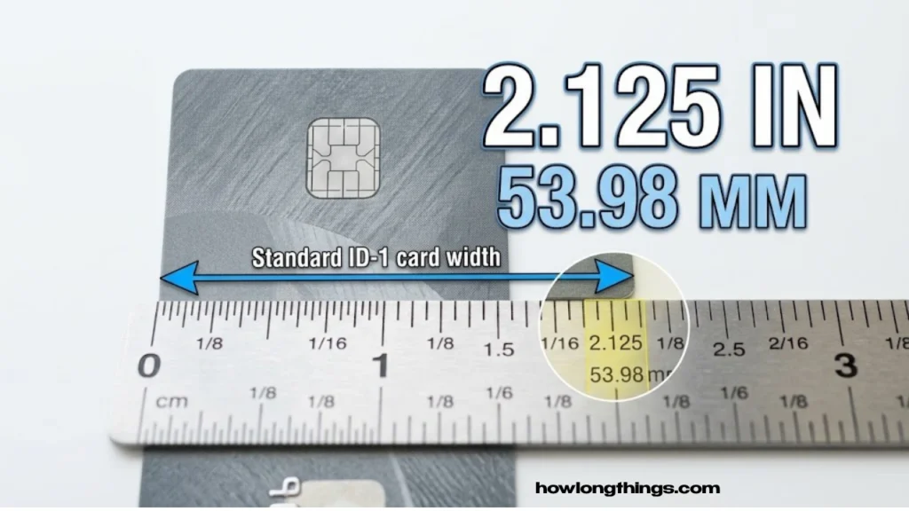 The Short Side of a Credit Card