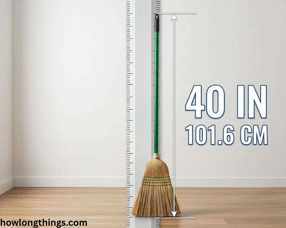 A Standard Household Broom of 40 inches long