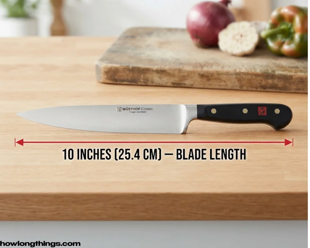 10 inches long Chef's knife