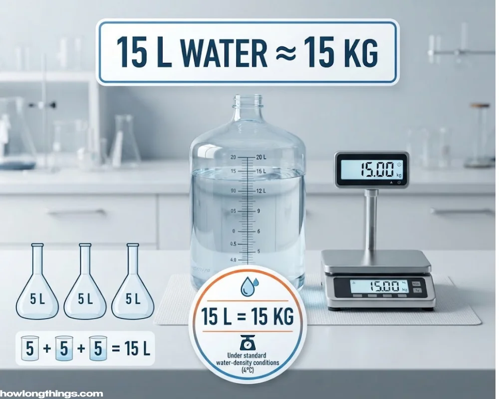 15 Liters of Water