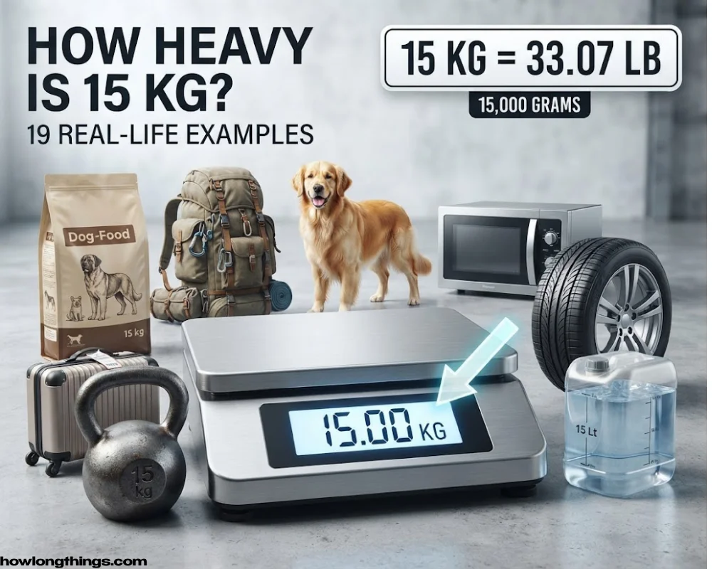 15 kg Heavy: 19 Easy Real-Life Examples to Visualize the Weight