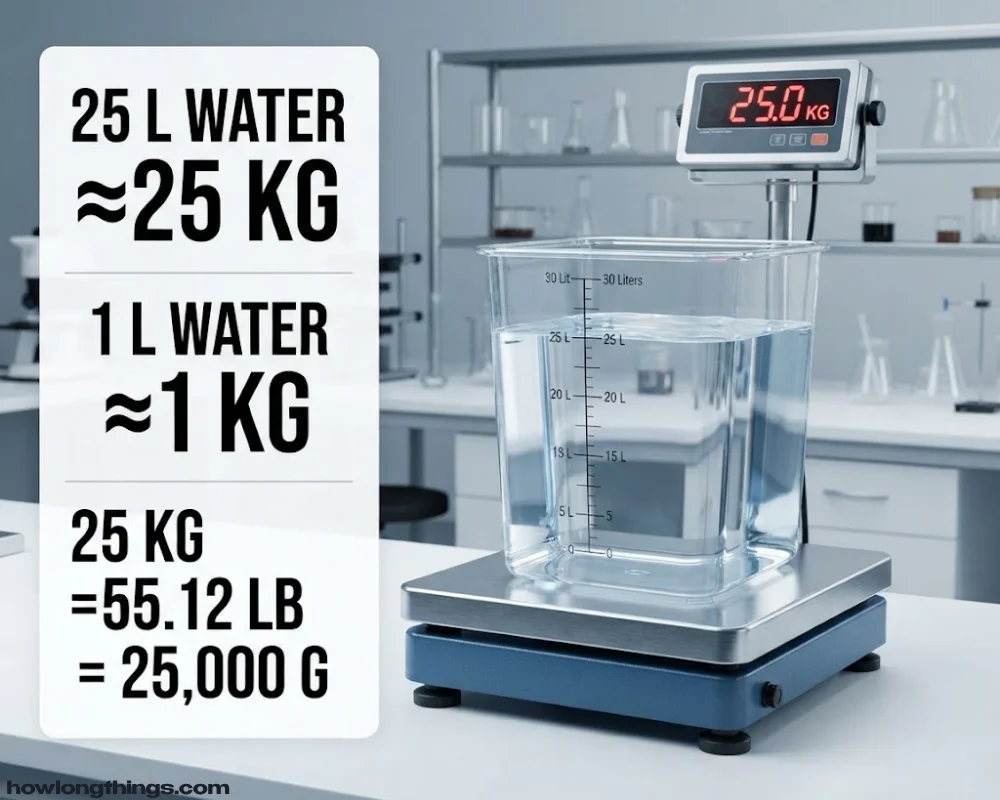 25 Liters of Water
