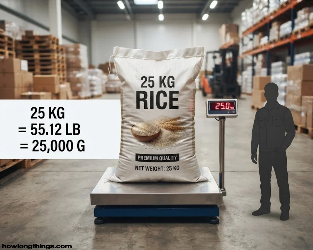 25 kg heavy Rice Bag