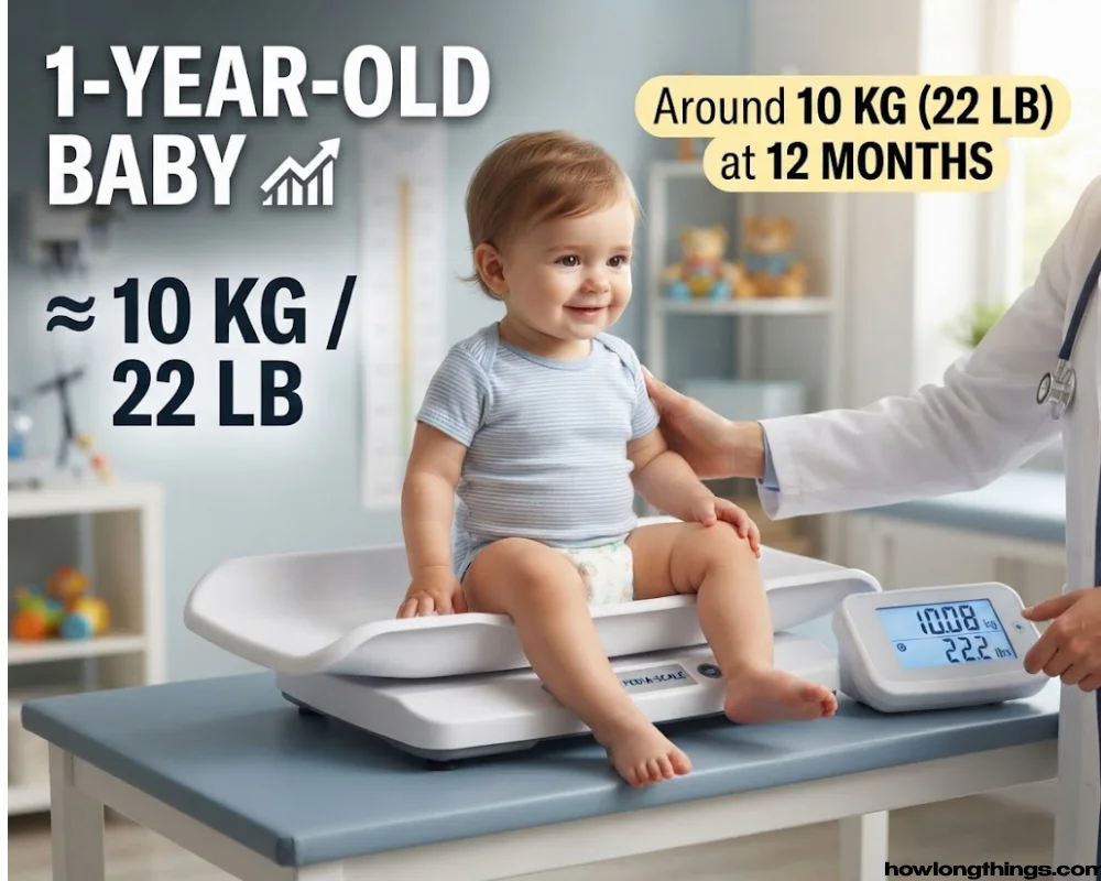 A 1-Year-Old Baby around 10 kg heavy