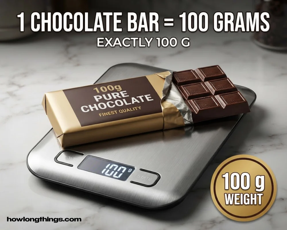 A 100-Gram Chocolate Bar