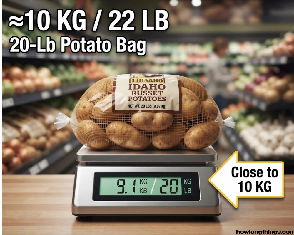 A Bag of Potatoes reference 10 kg heavy