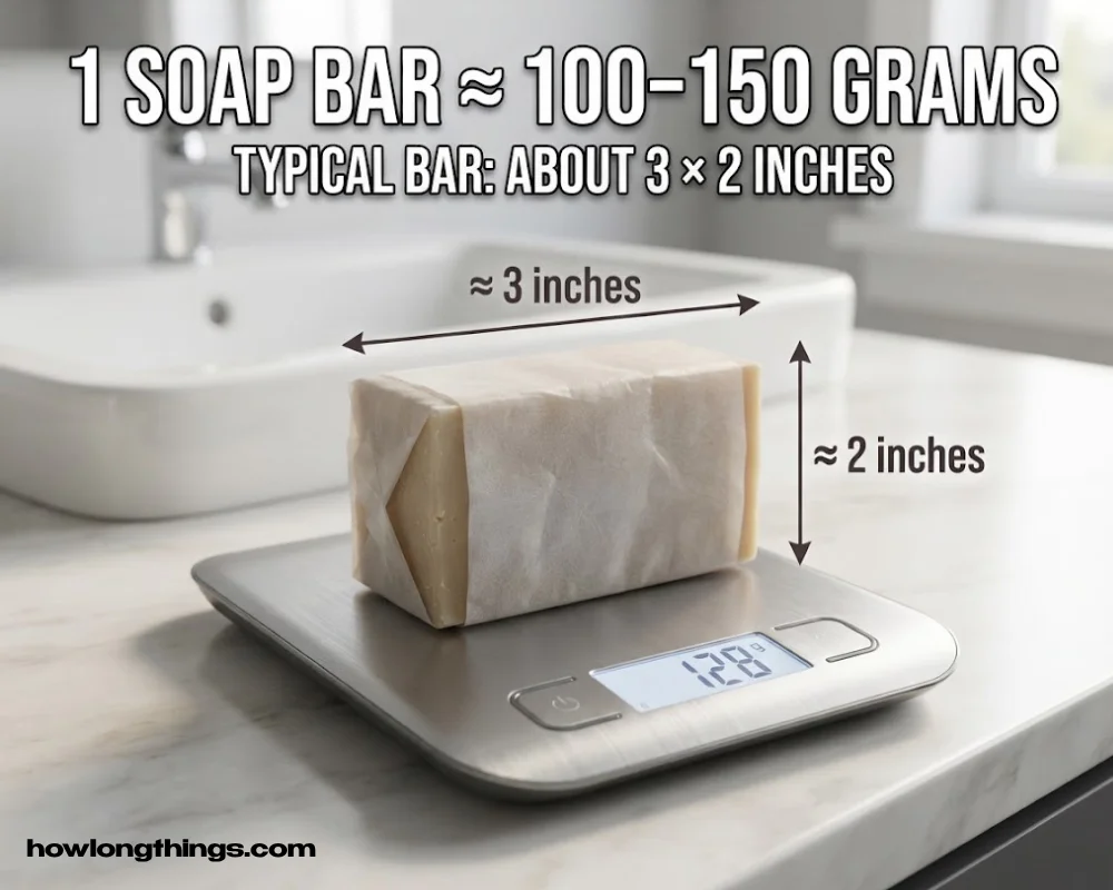 A 100 grams Bar of Soap