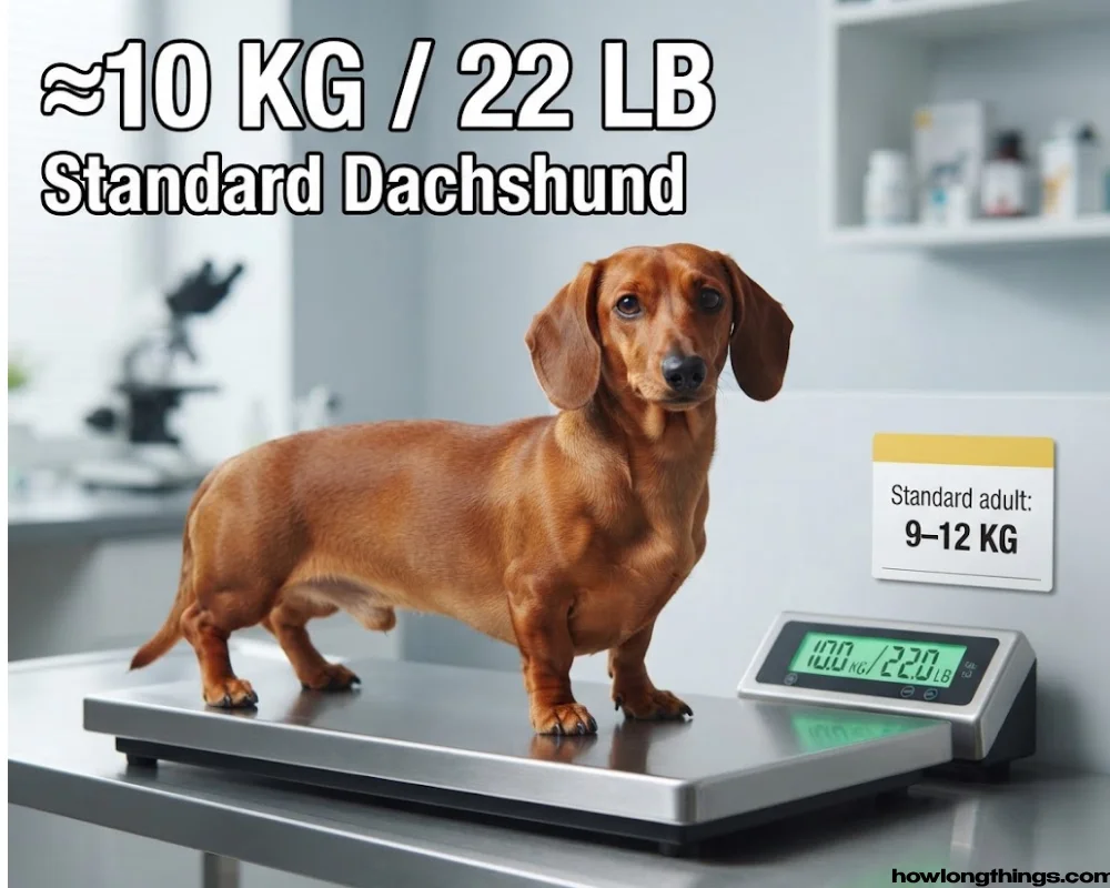 A Full-Grown Dachshund